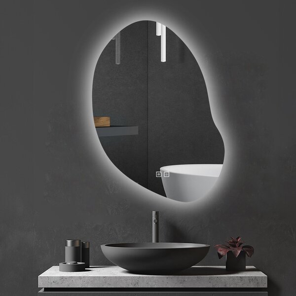 Mirror LED 80x60cm CLOUD C