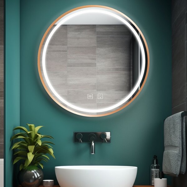 Mirror LED 70cm MMJ BRUSH COPPER