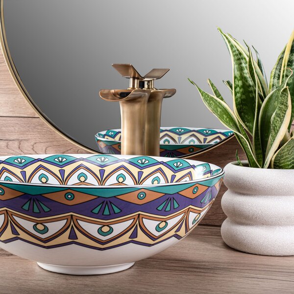 Countertop basin Rea Aztec