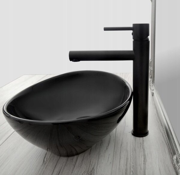 Bathroom faucet Rea Tess High Black