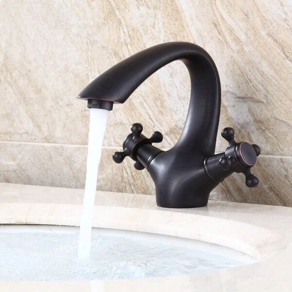 Bathroom faucet Rea Retro Old Black