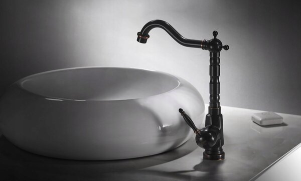 Bathroom faucet Bona Old Black High