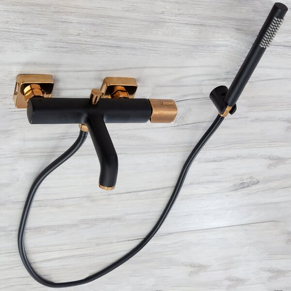 Bath faucet Rea Salto Black Gold