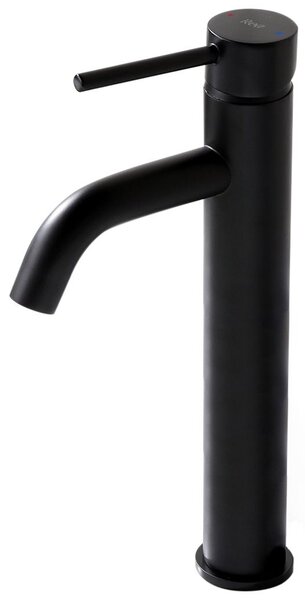 Bathroom faucet Rea Lungo Black High