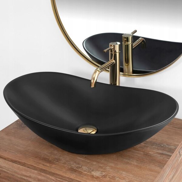 Countertop Basin Rea Royal 60 Black Mat