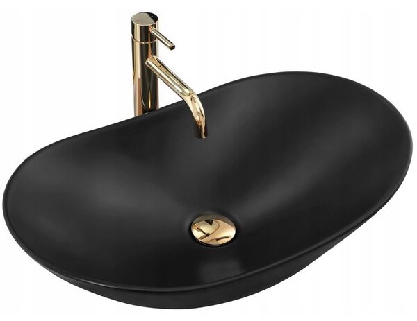 Countertop Basin Rea Royal 60 Black Mat