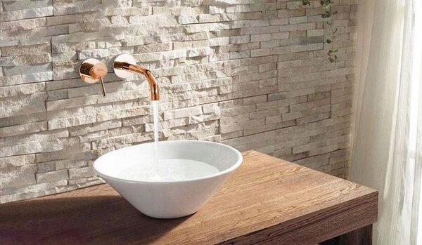 Wall Mounted faucet Rea Lungo Rose Gold + BOX