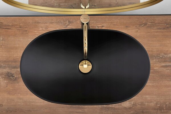 Countertop Basin Rea Royal 60 Black Mat