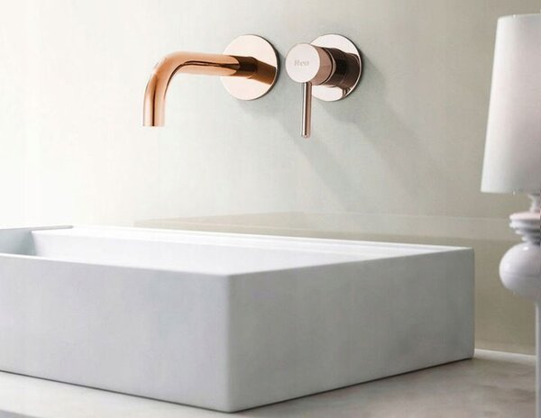 Wall Mounted faucet Rea Lungo Rose Gold + BOX