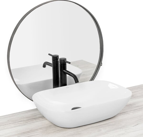 Countertop Basin Rea Claudia 9447 White