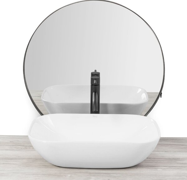 Countertop Basin Rea Claudia 9447 White