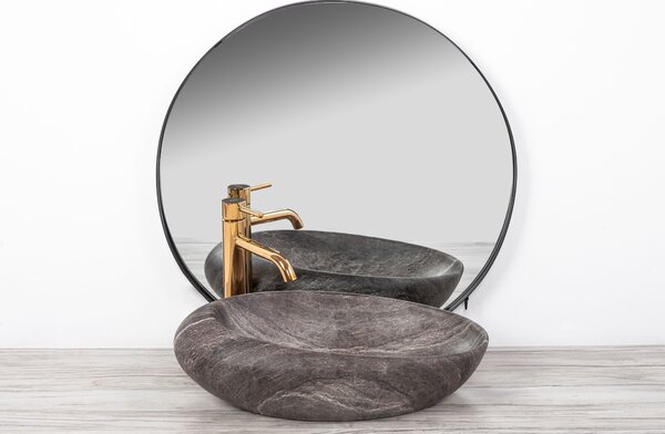 Countertop Basin Rea Roxy A Stone D.Grey