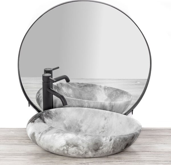 Countertop Basin Rea Roxy C Stone L.GREY