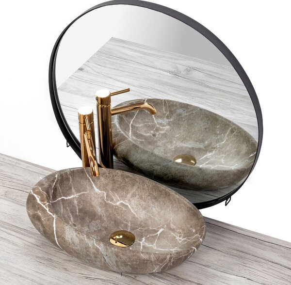 Countertop Basin Rea Roxy B Stone NATURE