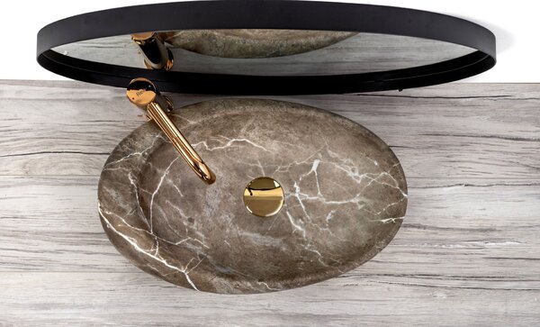 Countertop Basin Rea Roxy B Stone NATURE