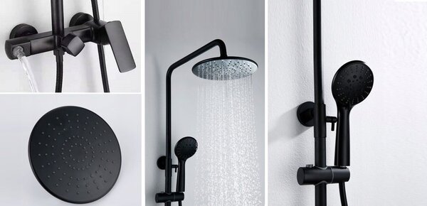 Shower system Rea Roger Black Mat