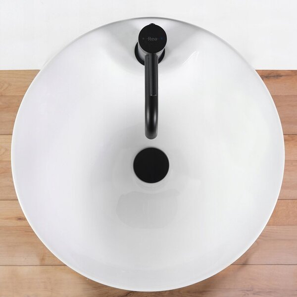 Freestanding ceramic basin AGNES