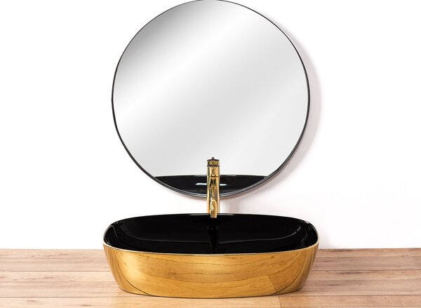 Countertop Basin Rich Gold/Black