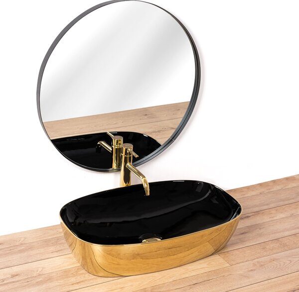 Countertop Basin Rich Gold/Black