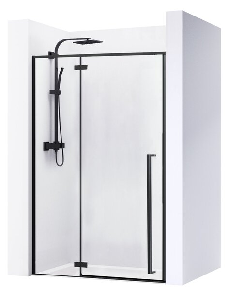 Shower doors FARGO BLACK MAT 120