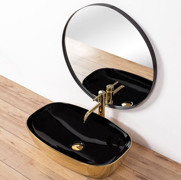 Countertop Basin Rich Gold/Black