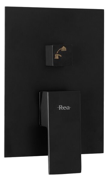 Built-in shower set Rea Fenix Black + BOX