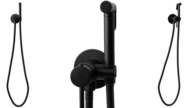 Bidet faucet Lungo Loop Black