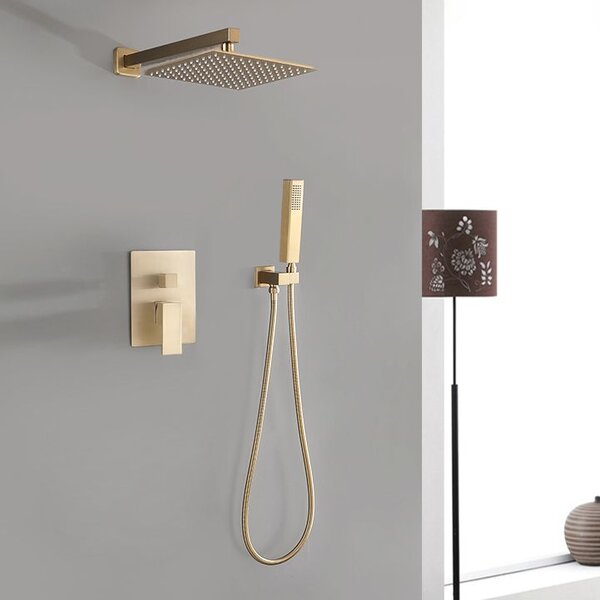 Wall-mounted shower system BENTO GOLD BOX