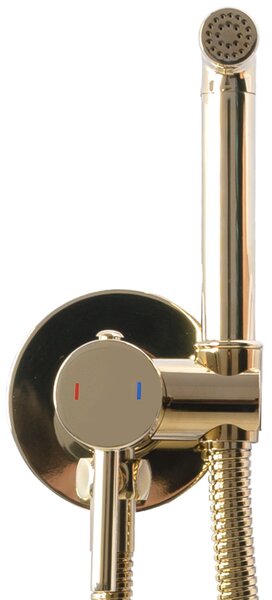 Bidet faucet Lungo Loop Gold