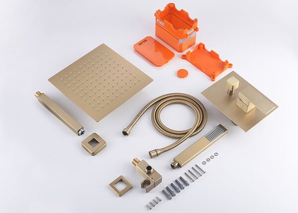 Wall-mounted shower system BENTO GOLD BOX