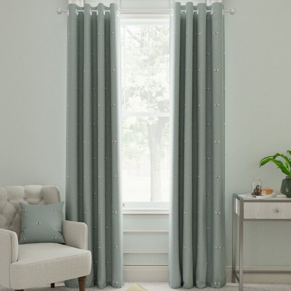 Sophie Allport Bees Made to Measure Curtain Sky