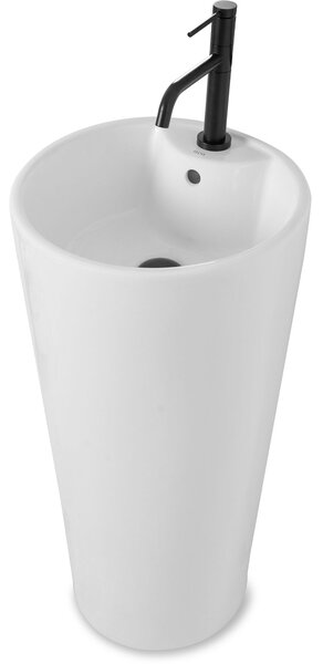 Freestanding ceramic basin BLANKA