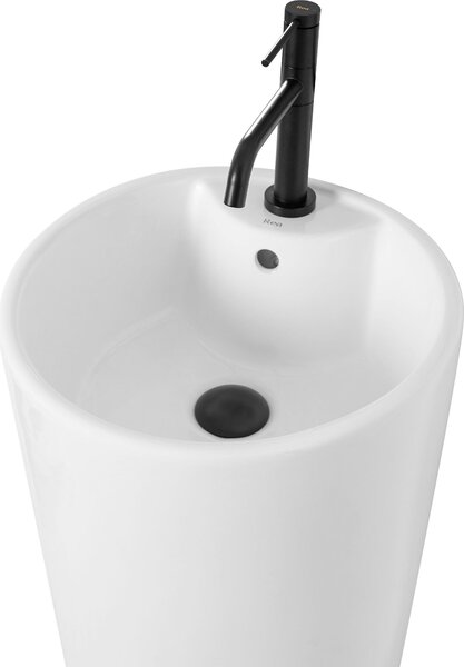 Freestanding ceramic basin BLANKA