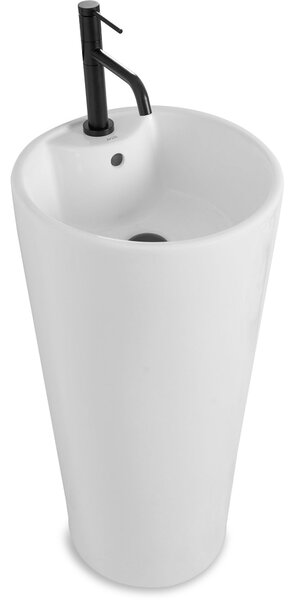 Freestanding ceramic basin BLANKA