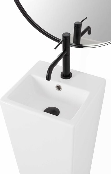 Freestanding ceramic basin Kamila