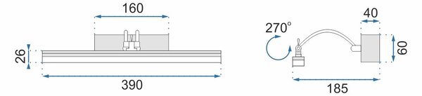 LED Wall lamp APP372-1W