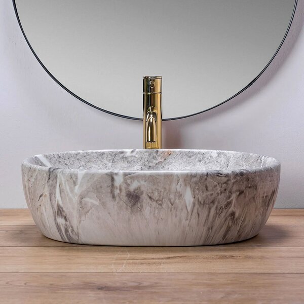 Countertop Basin Rea Lara Stone