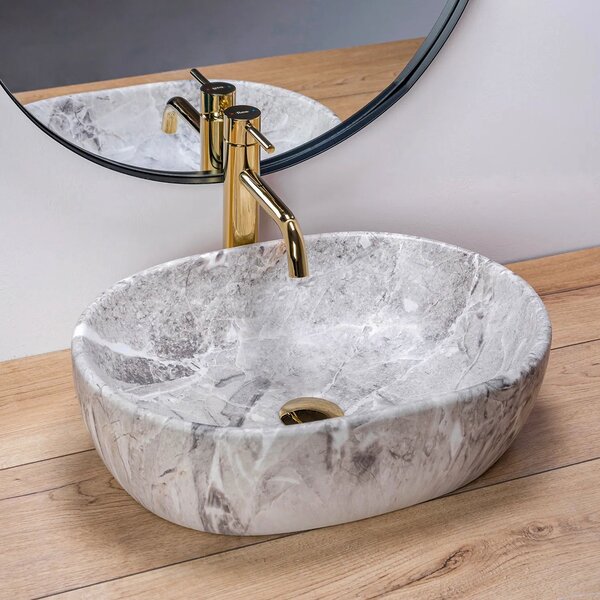 Countertop Basin Rea Lara Stone