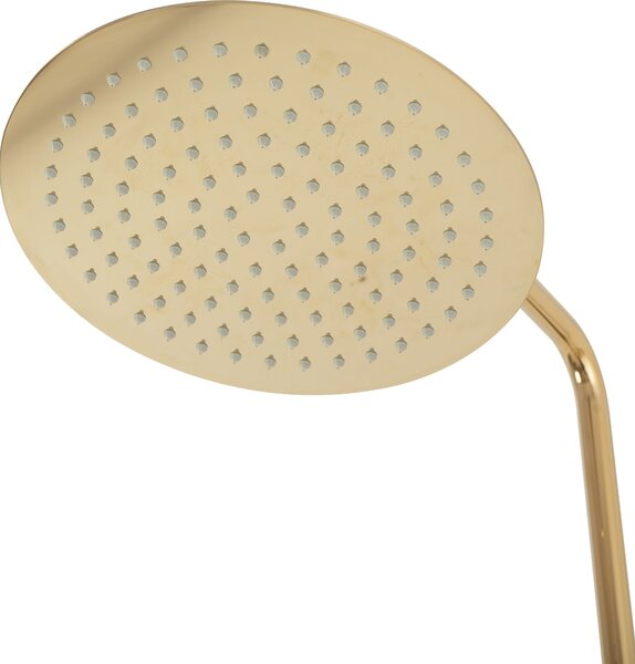 Thermostatic shower set Lungo Gold