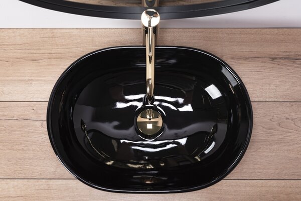 Countertop Basin Rea Amelia Black