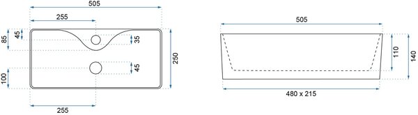 Countertop Basin Rea Mery