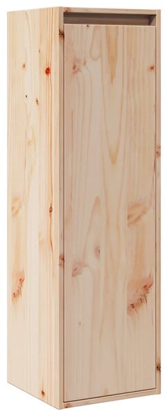 Wall Cabinet 30x30x100 cm Solid Pinewood