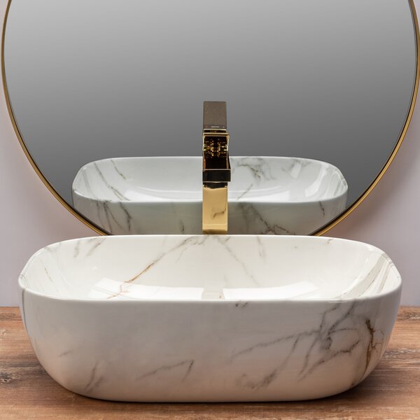 Countertop Basin Rea Belinda Aiax Marble