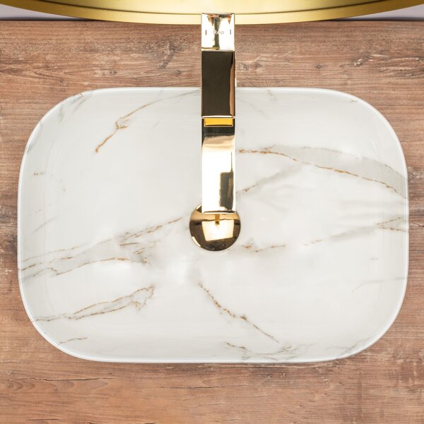 Countertop Basin Rea Belinda Aiax Marble