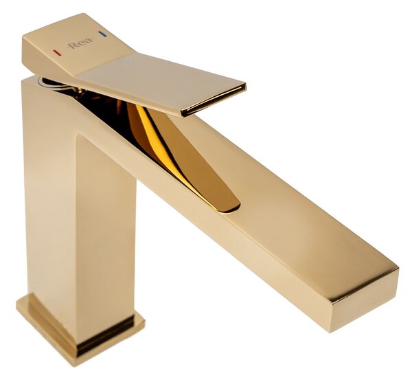 Bathroom faucet Rea Duet Gold Low