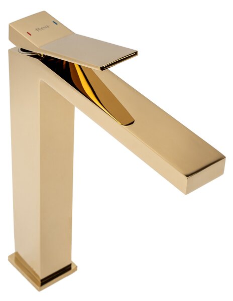 Bathroom faucet Rea Duet Gold High