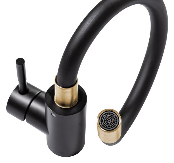 Kitchen faucet Rea Clever Black/Gold