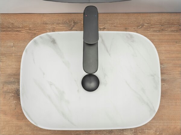 Countertop Basin Rea Belinda Marble Mat