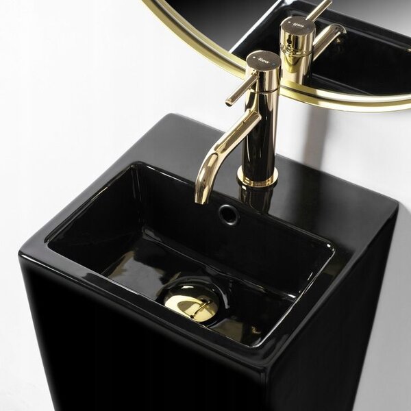 Freestanding washbasin Kamila Black