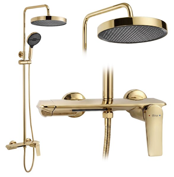 Shower set Rea Vision Gold
